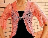 crochet shrug bolero jacket pattern pdf