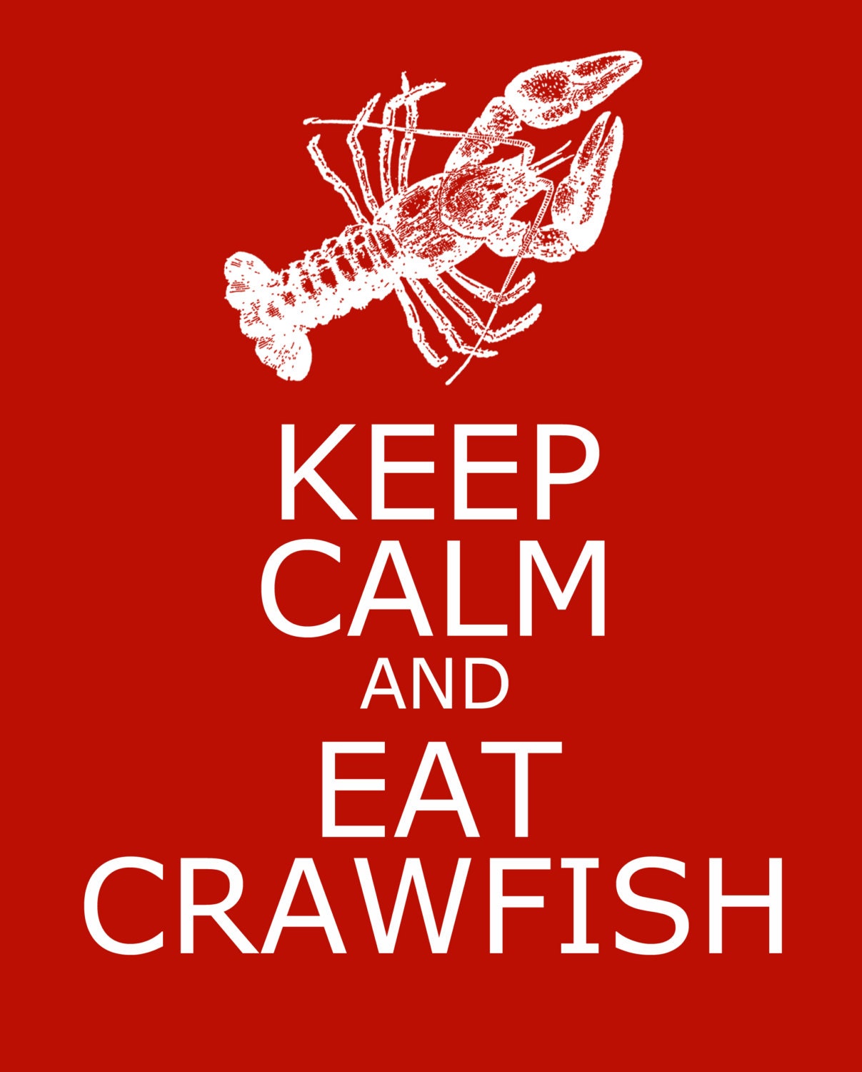 Keep Calm and Eat Crawfish 8x10 Digital File Il_170x135