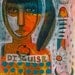 disguise - original painting - outsider art - contemporary - mixed media - expressionist