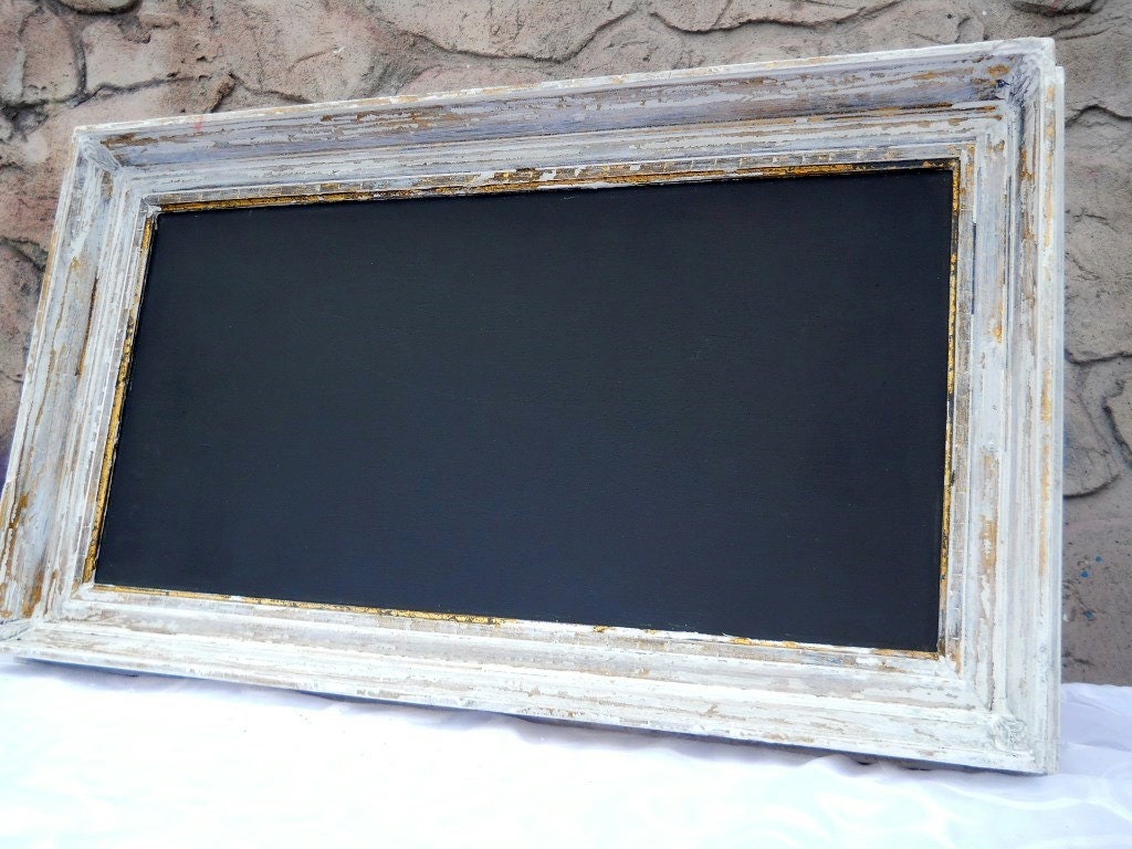 Rustic wood framed Chalkboard Message board Menue board save the date Wedding