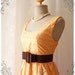 Pale Tangerine Lace Dress Princess Lacy Romantic Summer Lace Dress Party Prom Wedding Birthday Anniversary Dress -S-M- SALE TODAY