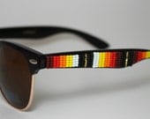 Hand Beaded Sunglasses Tribal