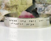 Proverbs 31 Mother's Day Bracelet - SILVER - "her children arise and call her blessed" Bible verse