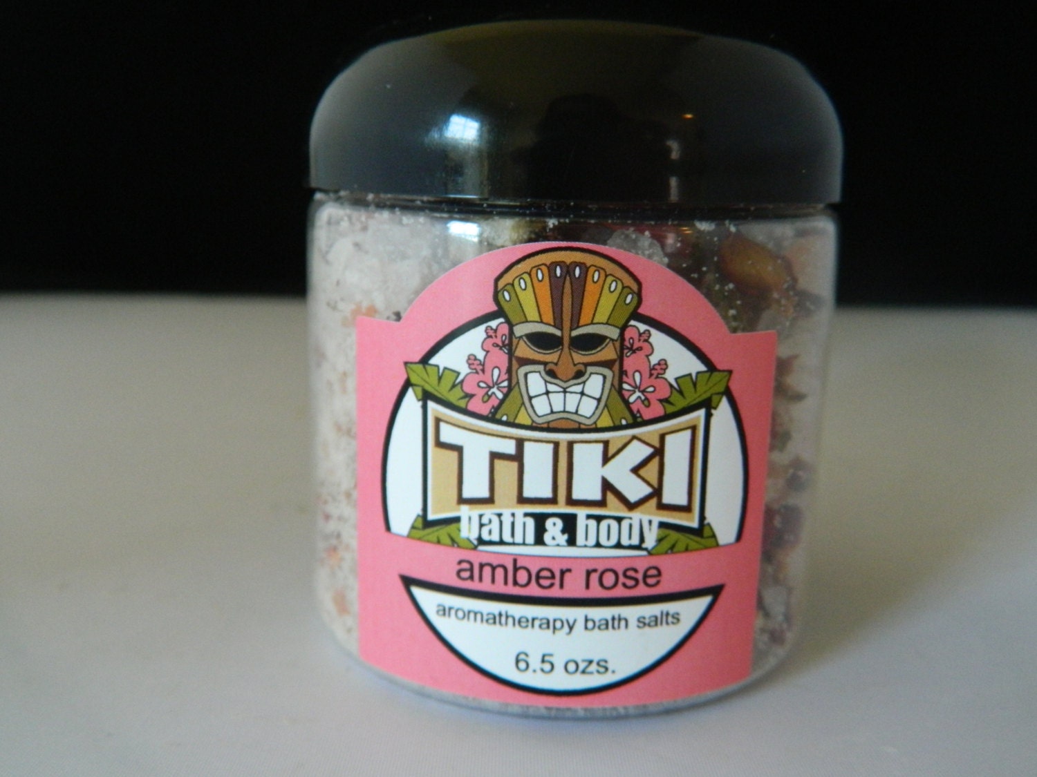 Amber Rose Bath Salts, Pink Himalayan Sea Salt, Dead Sea Salts