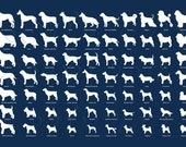 Dog Silhouette Print : All Dog Breeds Poster