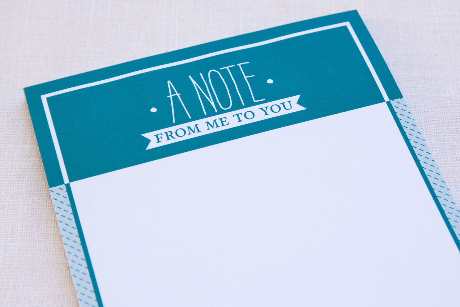 A Note From Me to You Notepad - Four Color Choices Il_570xn