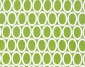 Ovals in Lime, Remix Fabric by Ann Kelle for Robert Kaufman Fabrics, One Yard, 1 Yard