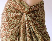 Batik Sarong, Pareo, beach cover up - silkzdesign
