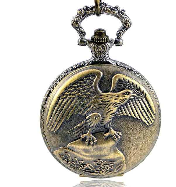 Quartz Pocket Watch Eagle Pocket Watch Pendant American Eagle Birthday ...