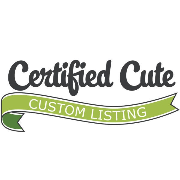 Custom Listing for JennyPancakes