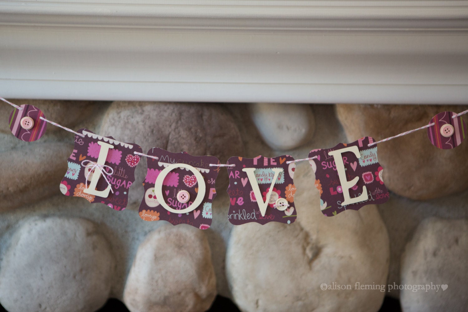 Paper Banner, Garland "Love"