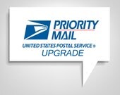 Shipping Upgrade to Priority Mail USPS Service - Add On Item US Only