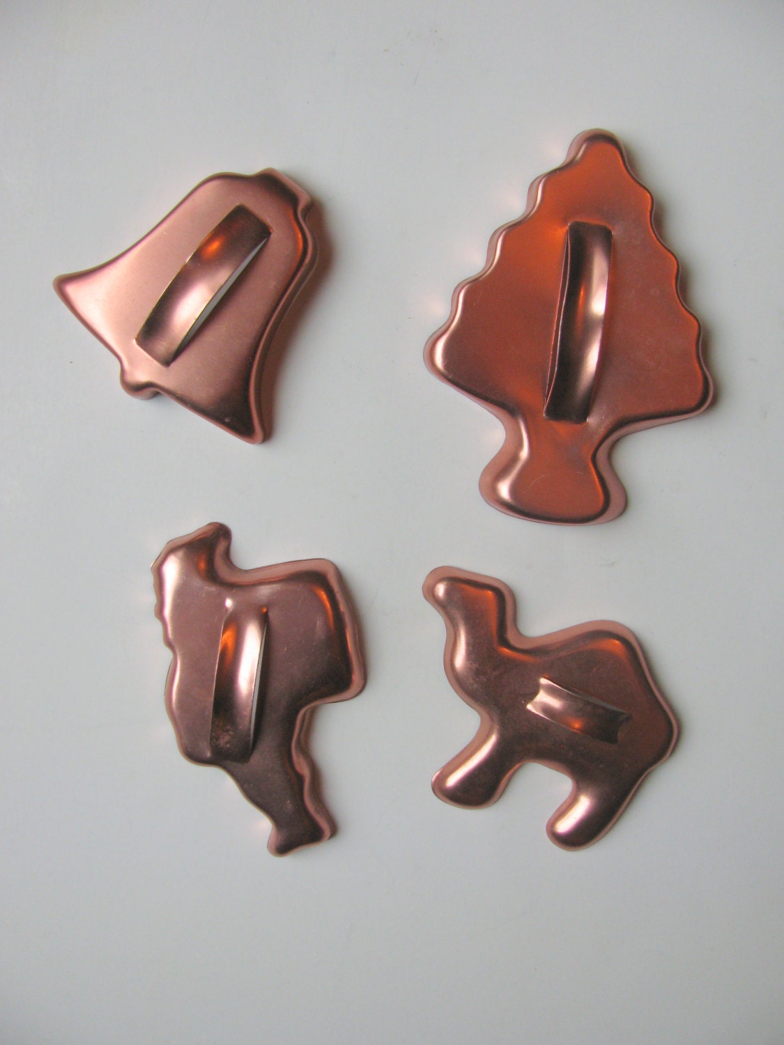 Copper Aluminum Holiday Cookie Cutters