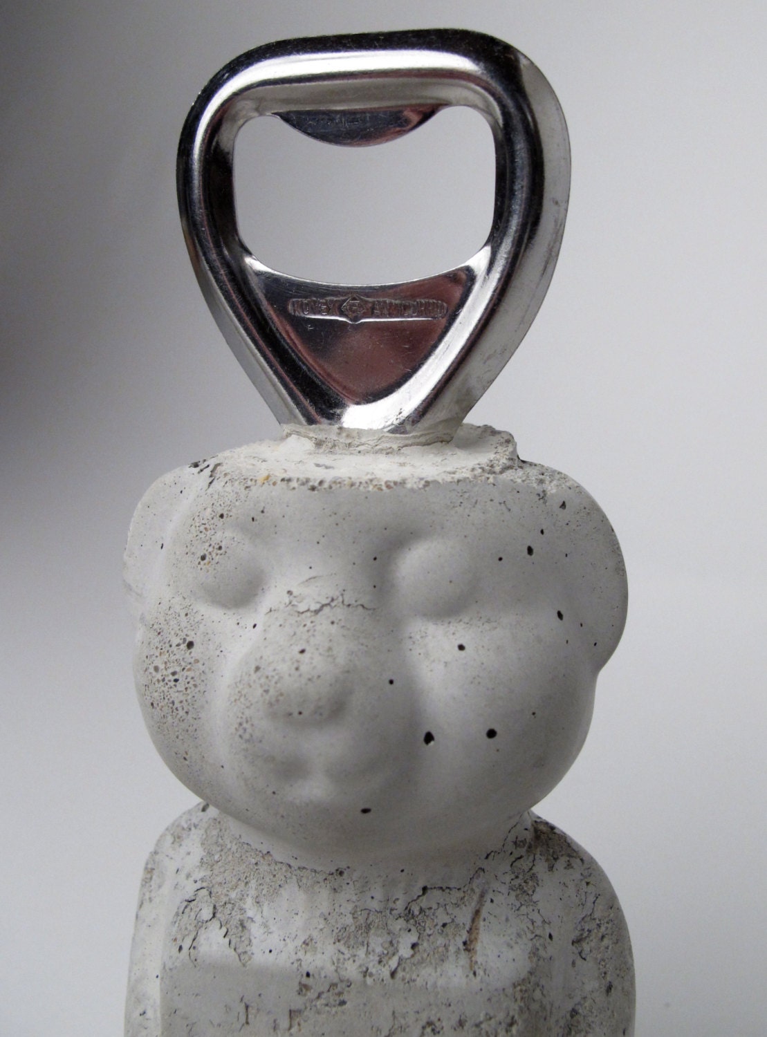 bottle opener bear, concrete honey bear