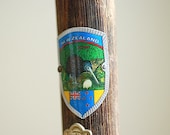 Gentleman's Walking Stick - Travel With Me, Fathers Day Gift For Grandpa, Travel Badges on Walking Stick,