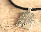 Tree of Life Rectangle on Leather