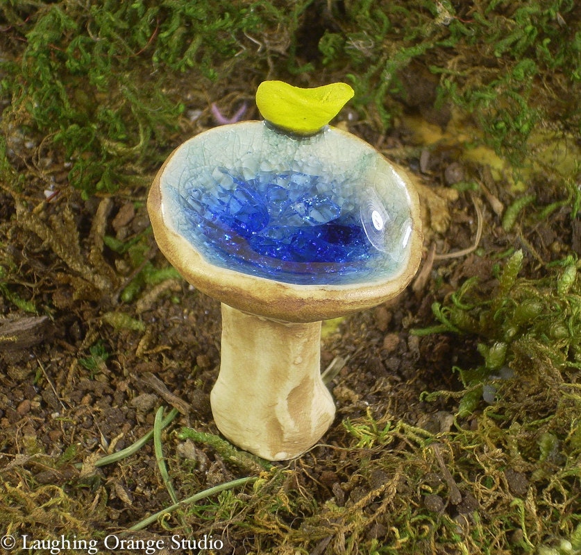 Miniature Birdbath for Fairy Garden