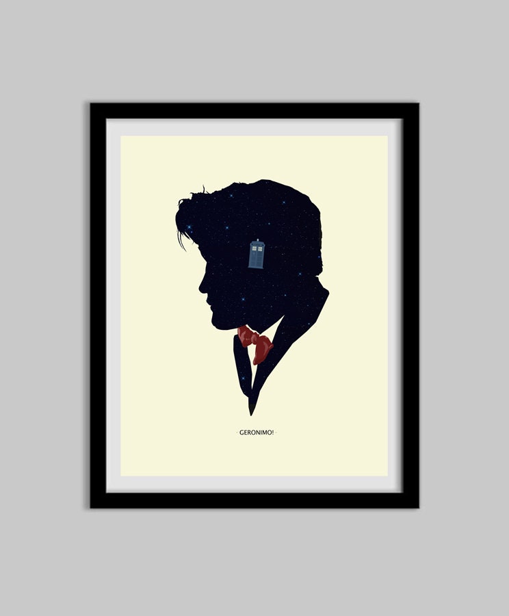 Doctor Who - Geronimo - 11x14 - doctor who, dr, who, geronimo, tardis, space, time, movie, poster, art