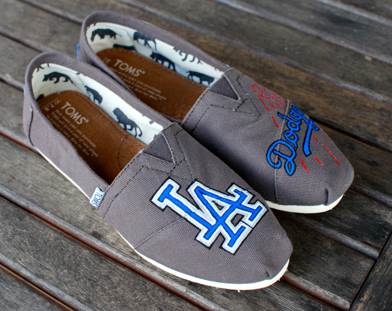 LA Dodgers TOMS Shoes