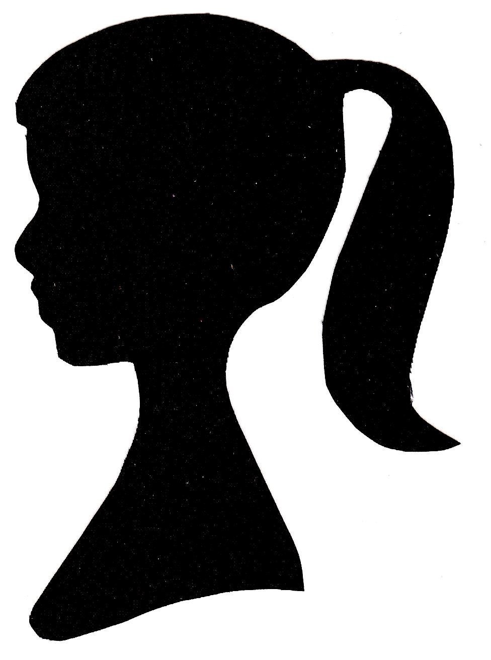 DIY Barbie silhouette iron on fabric applique