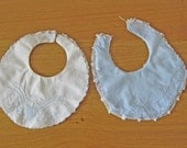 1900s French baby's bibs handmade