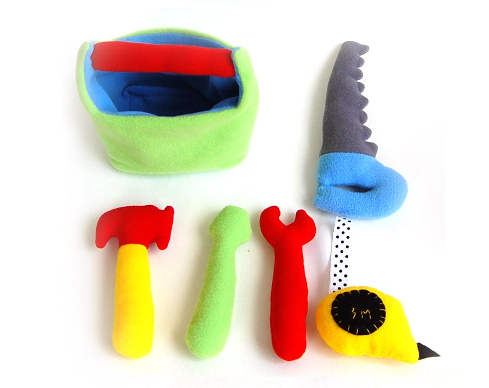Tool Box Soft toy Plush felt gift for boy kids gift under 50