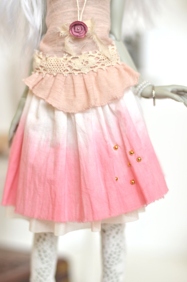 Cherry Blossom - delicate skirt for slim MSD