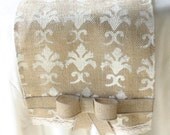 Burlap table runners, Burlap wedding decor, Shabby chic, ructic chic, cottage chic, French country wedding