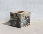 Tissue Box Cover Paris Home Decor Bathroom Accessories Romantic Gift Idea Vintage Couple