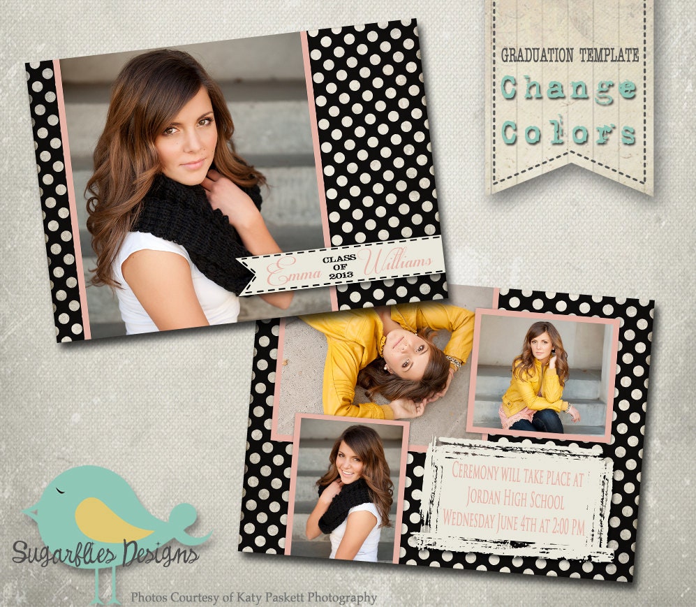 Graduation Announcement Templates -  Senior Graduation 7