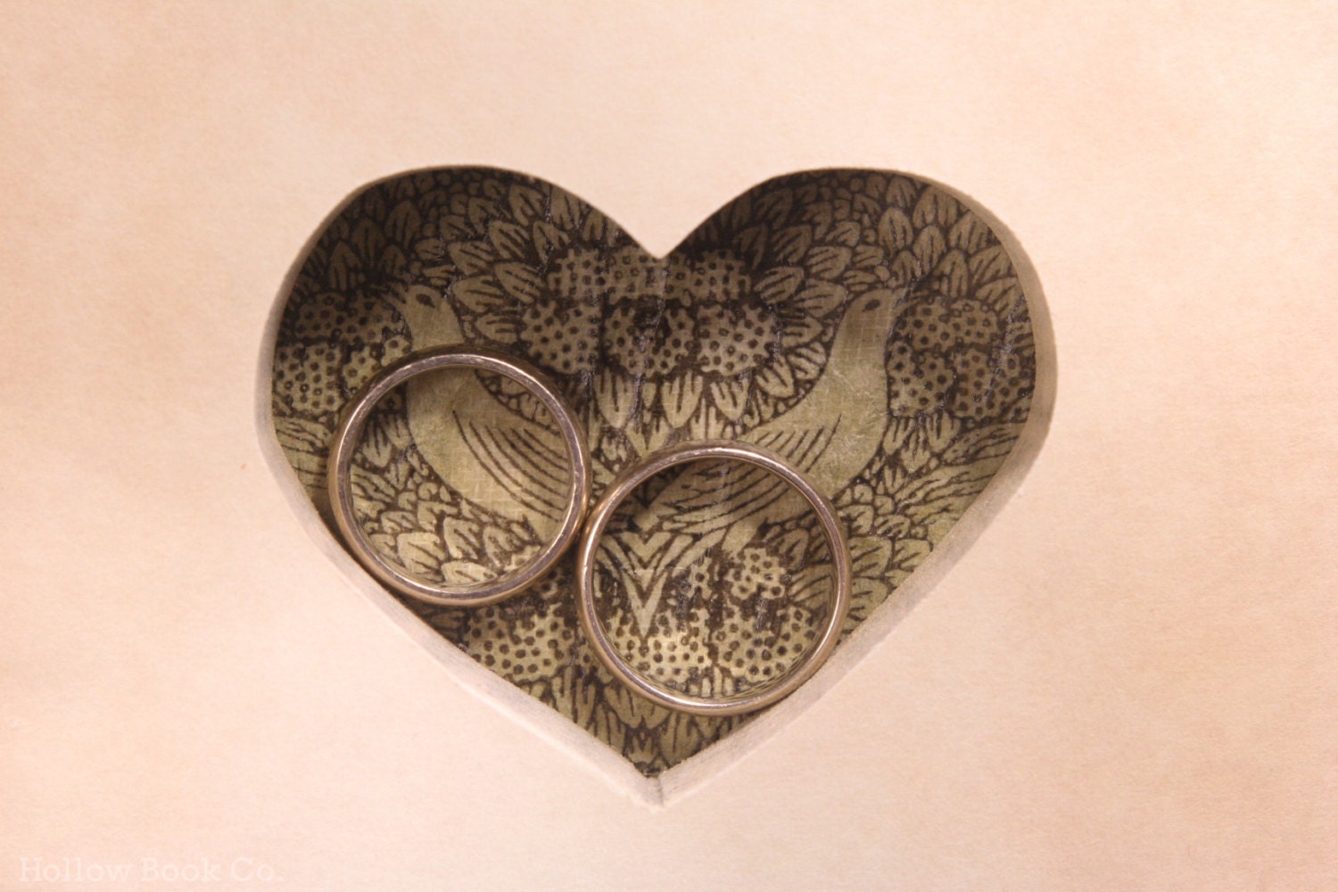 Vintage Hollow Book Safe with Heart - Kama Sutra