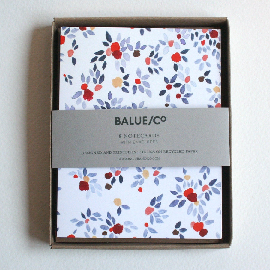 Tiny Bouquets Notecards (Set of 8)