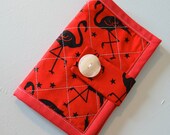 Red Flamingo Sewing Needle Case