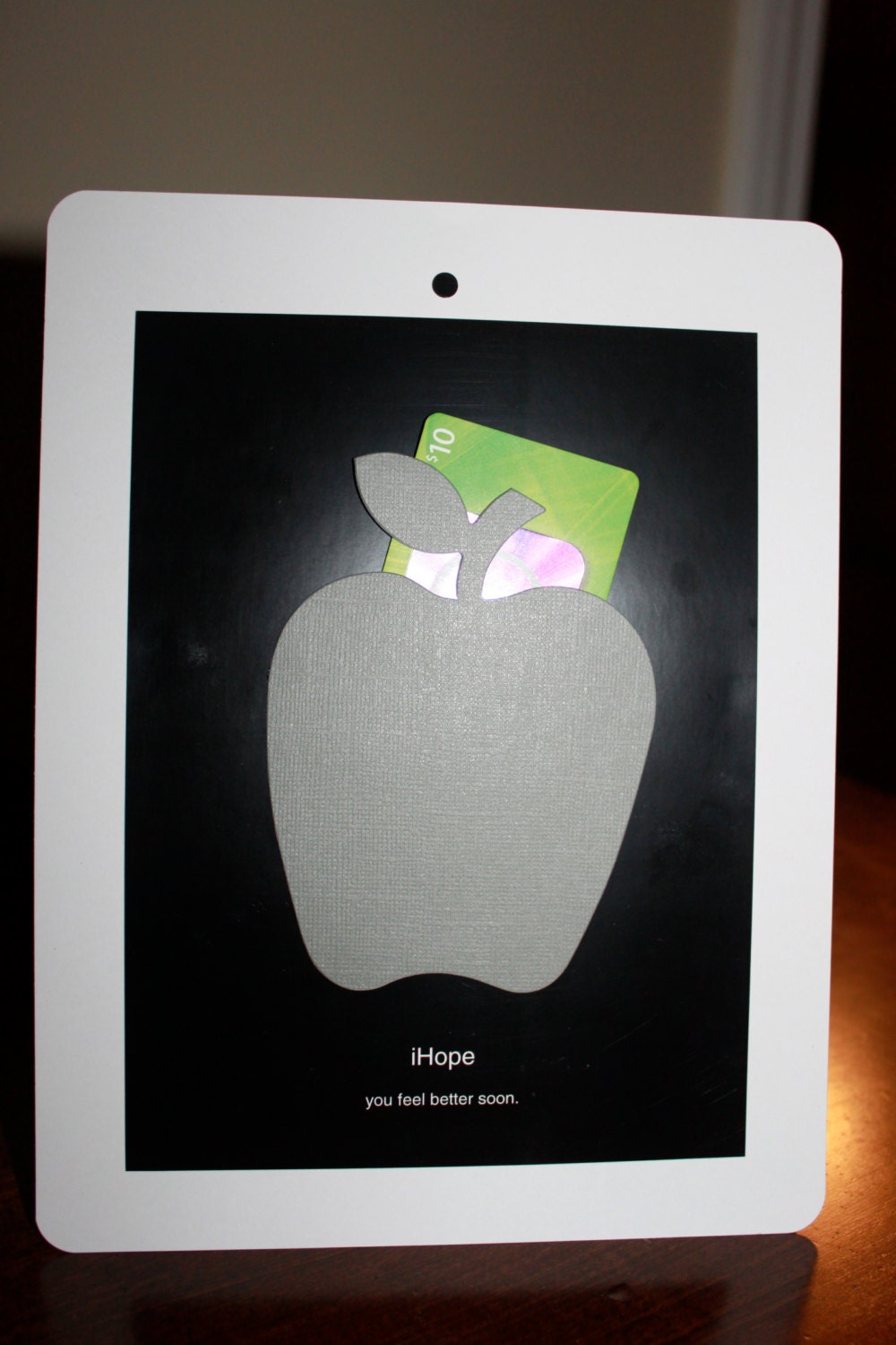 iHope you feel better Gift Card holder