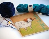 Knitters Notebook Moleskine - for happy knitters - hand drawn and painted