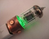 8GB GREEN Pentode usb flash drive. Industrial/Steampunk