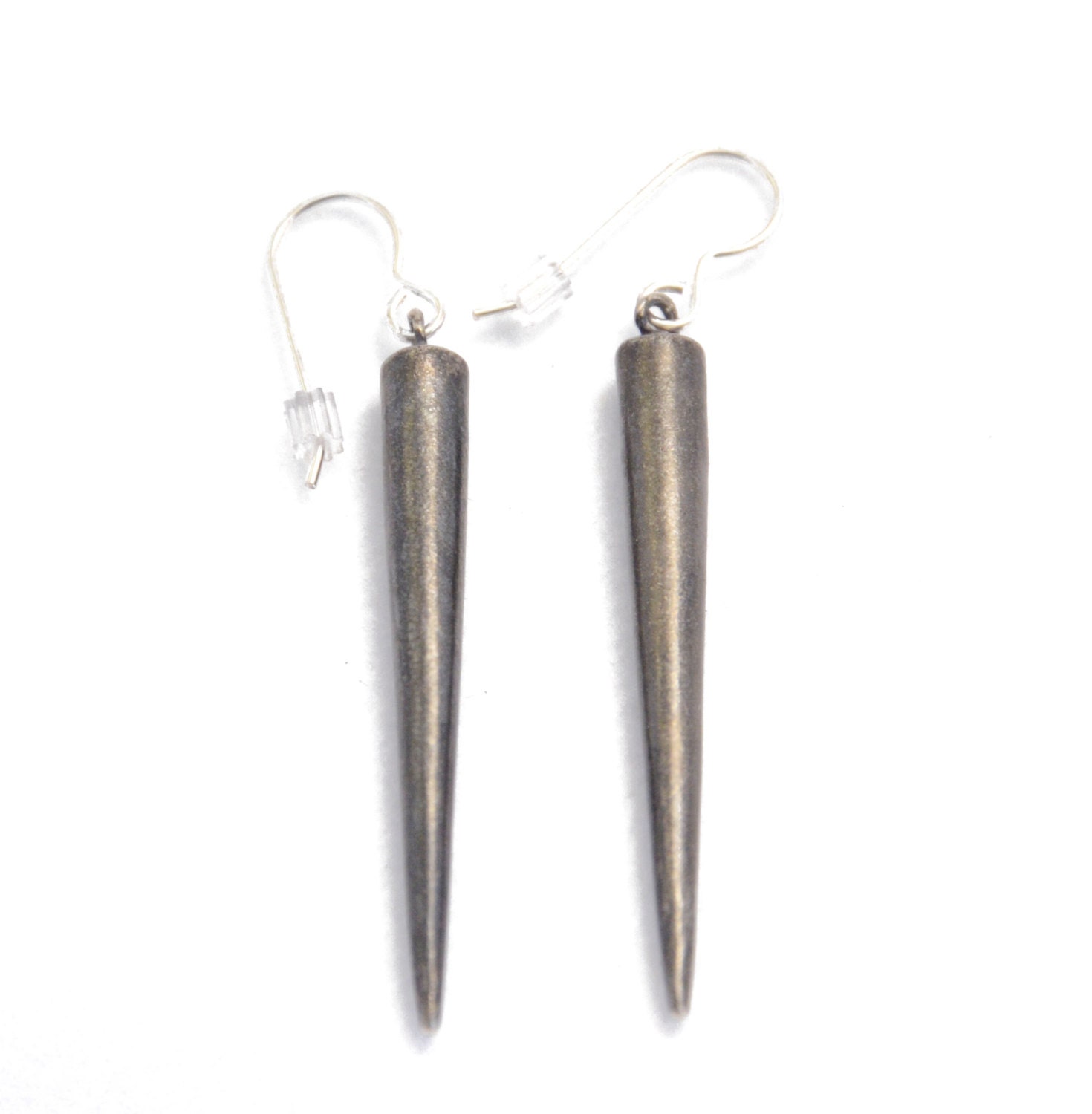 cone earrings - sterling silver