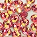 Fire Opal 16ss 2058 Swarovski Elements Rhinestones flat back 36 pieces