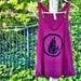 American Apparel Racerback Tank Dauntless Symbol Divergent Inspired Tri-Cranberry