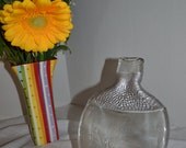 Modern Clear and Silver Glass Tequila Liquor Bottle Appetizer/Hors D'Oeuvre Cheese Tray