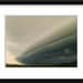 Ocean Storm Cloud Photograph, Fine Art Nature Beach Photography, Gray Sky Landscape Seascape Photo 5 x 7 Matted Print Wall Decor