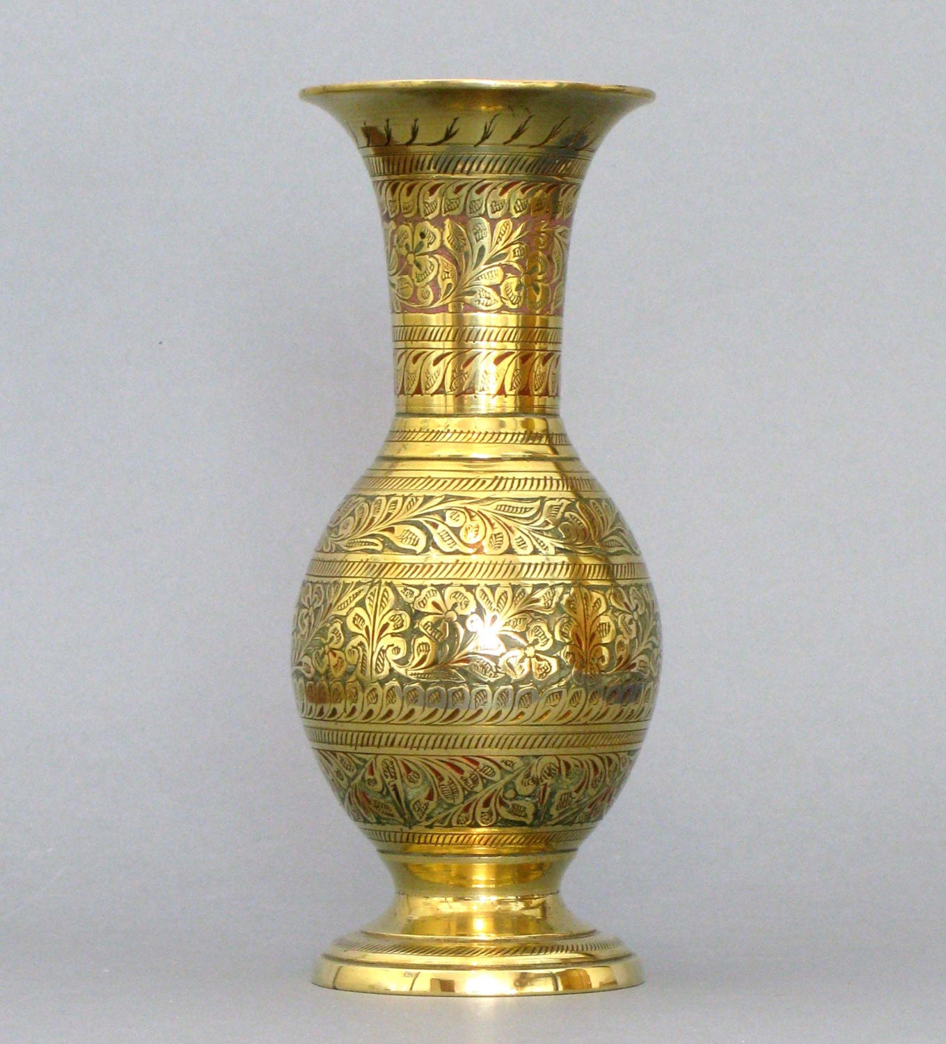 Items similar to Flower Vase Indian Ethnic Original Antique on Etsy