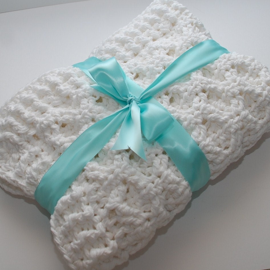 Crochet Cotton Bath Mat...Honeycomb Design