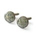 Real Lichen cufflinks - grey green woodland cuff links- Hypogymnia physodes