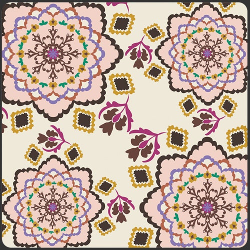 Dream Catcher in Rafia - Golden Spirit Palette - Bijoux - Bari J - Art Gallery Fabric - 1 Yard