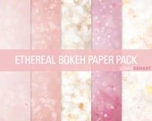 50% Off SALE Bokeh Digital Papers Bokeh Textures Bokeh Paper Pack Instant Download Il_170x135