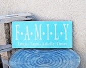 Personalized Family Name Sign