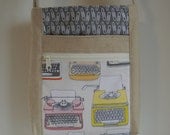 Cross Body Bag, Typewriters, Ready to Ship