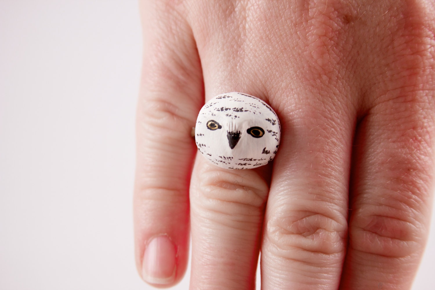Snowy Owl Ring
