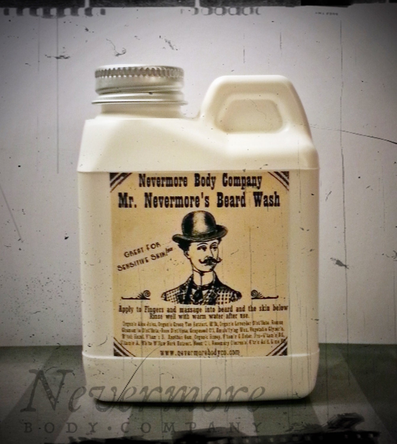 Beard Wash Lime Nevermore Body Company